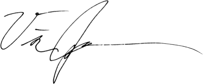 V. Donald Johnson Signature